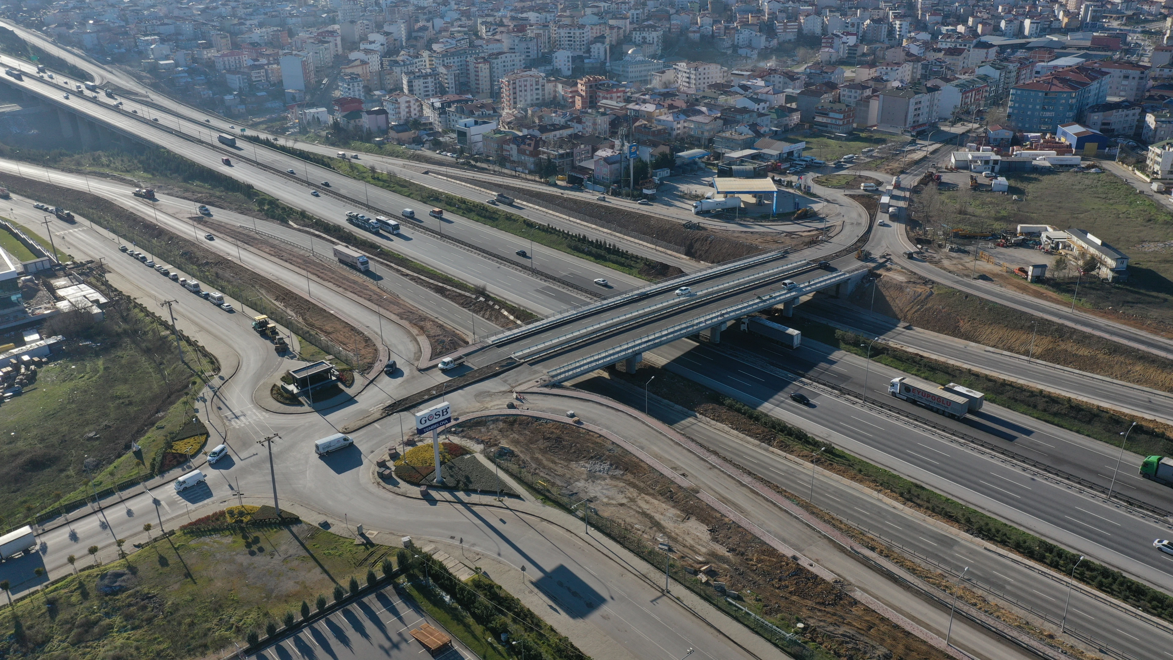 Gebze TEM Yan Yol ve Kavşaklar